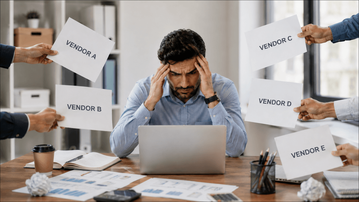 Too many vendors rarely work